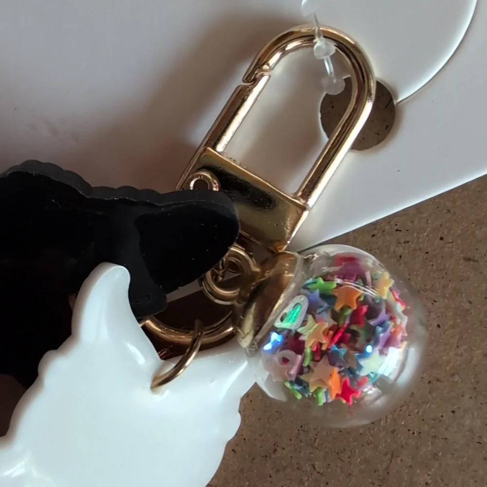 Colorful Owl and Butterfly Charm & Zipper Pull